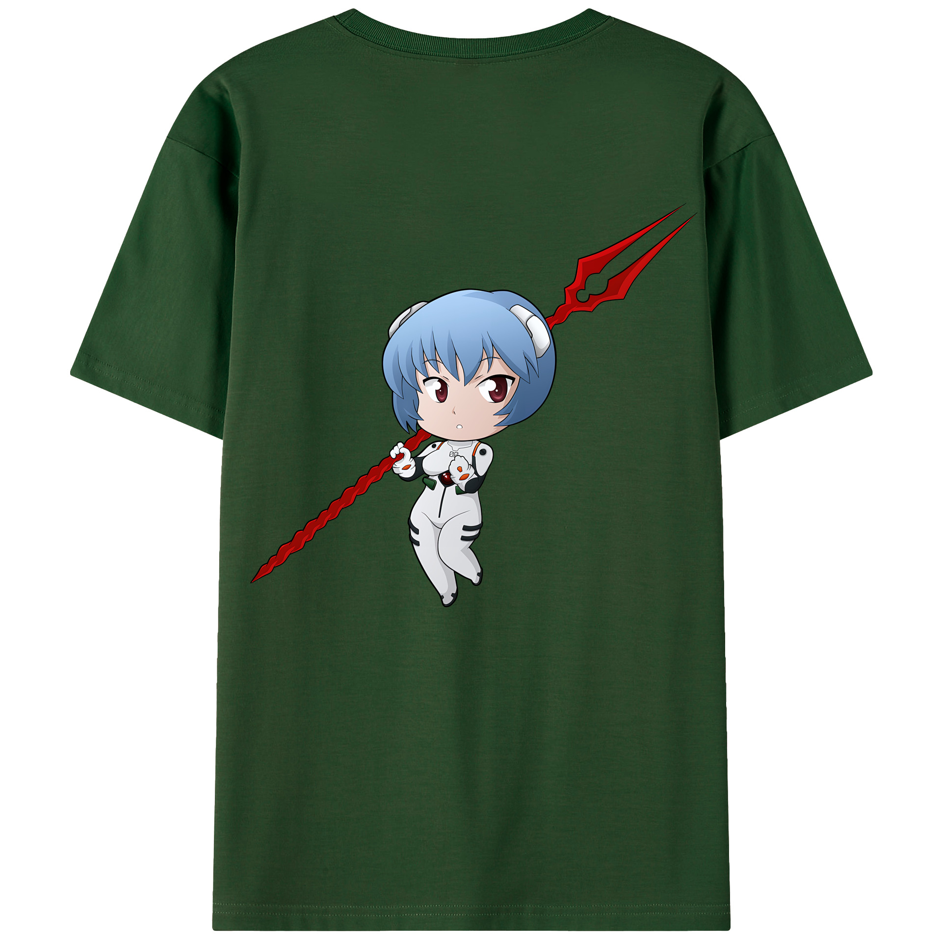 （画像用） EVA 新世紀エヴァンゲリオン 綿100％半袖Tシャツ（背面プリント）